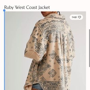 ISO in search of not selling! Ruby West Coast jacket from Free People